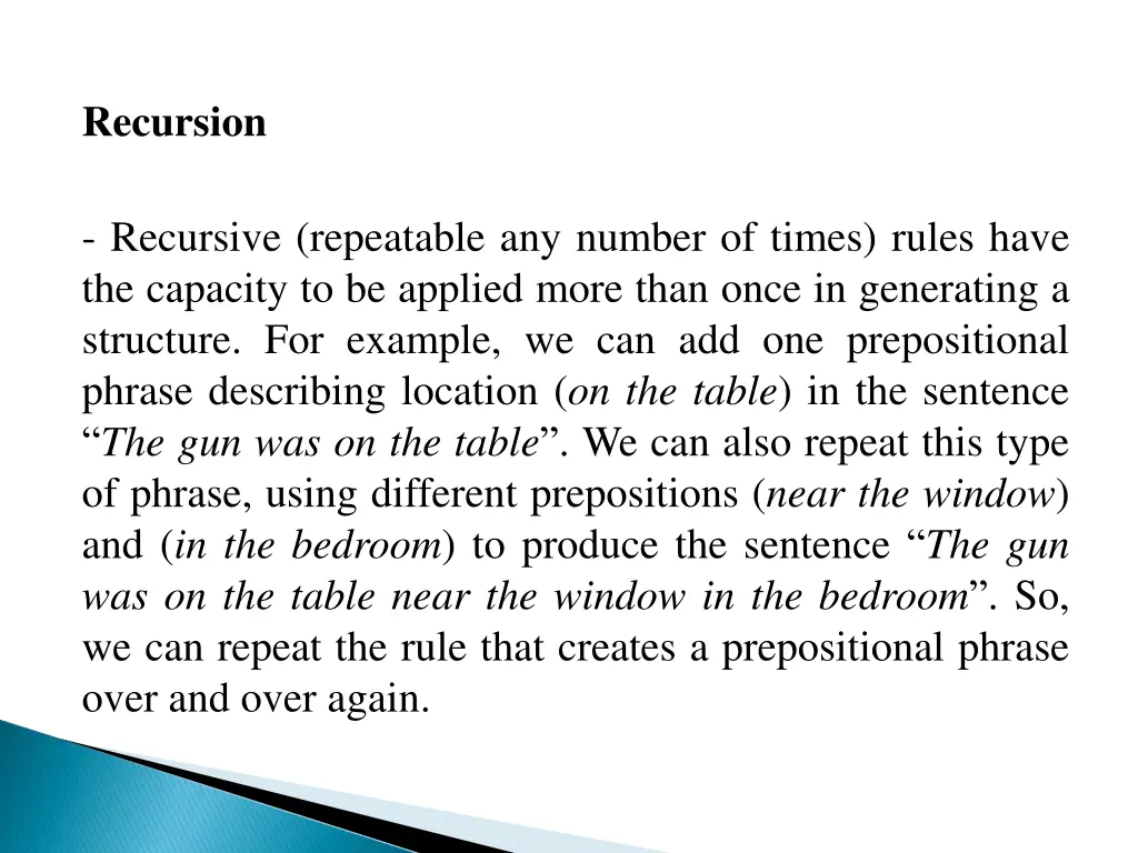 recursion