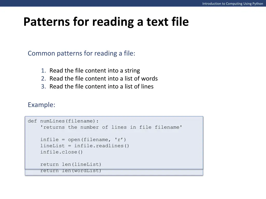 introduction to computing using python 6