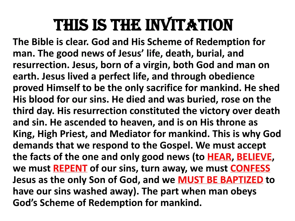 this is the invitation this is the invitation