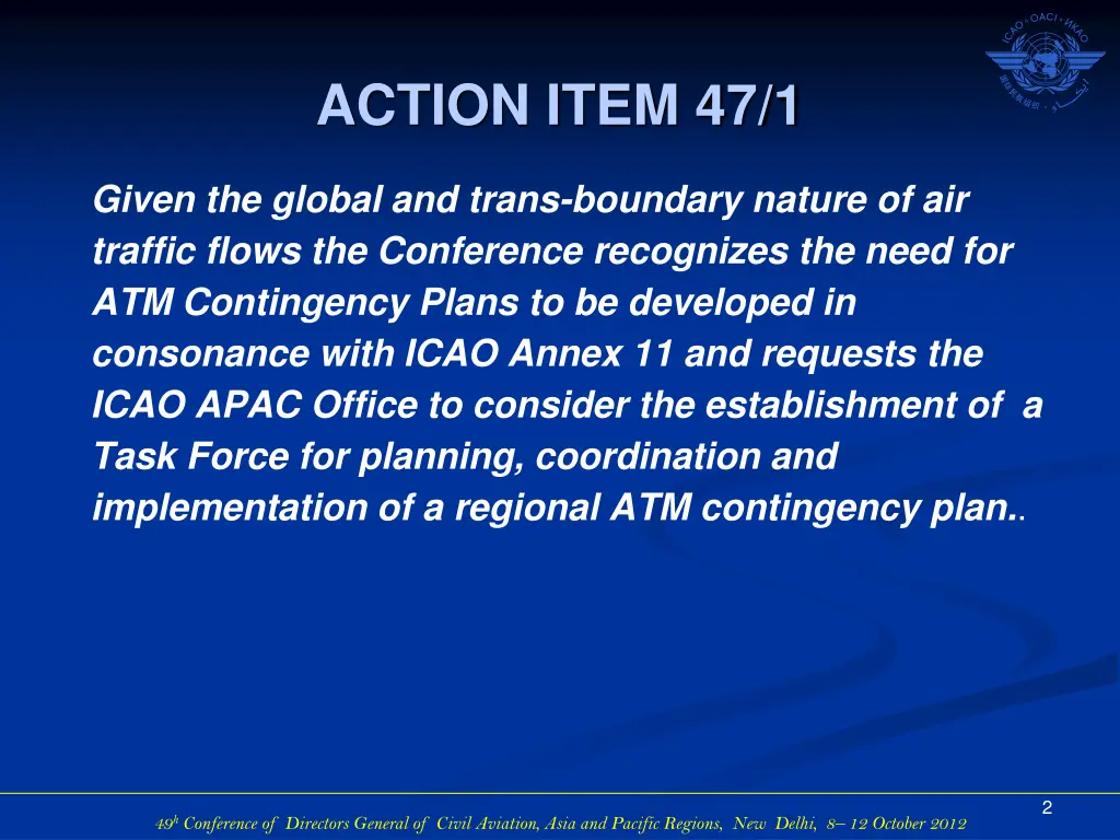 action item 47 1