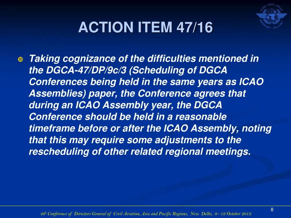 action item 47 16