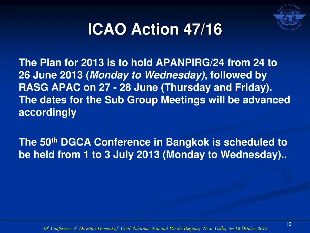icao action 47 16 1
