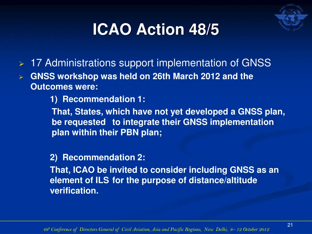 icao action 48 5