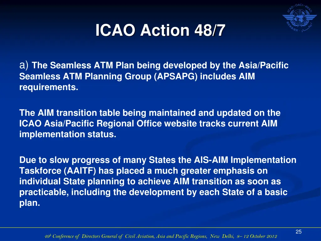 icao action 48 7