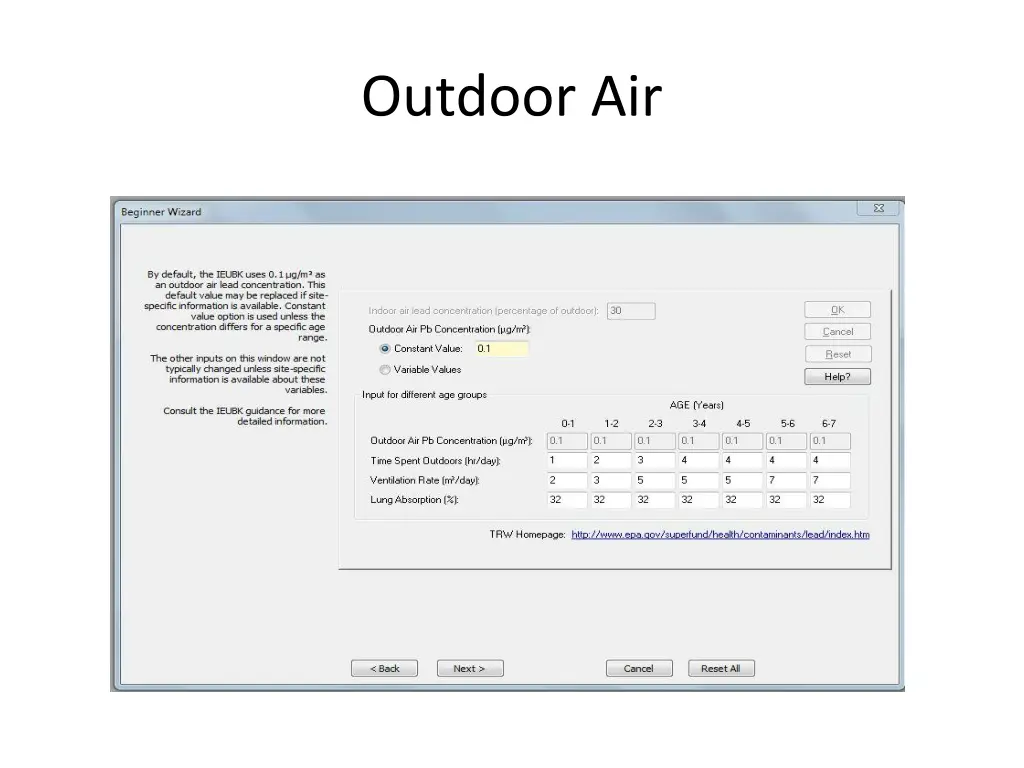 outdoor air