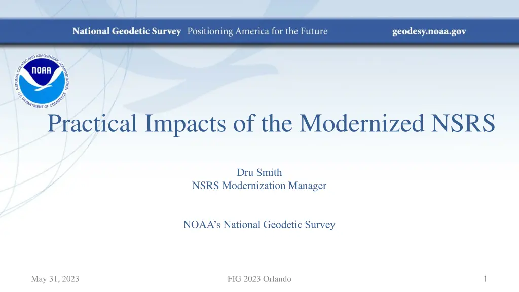 practical impacts of the modernized nsrs