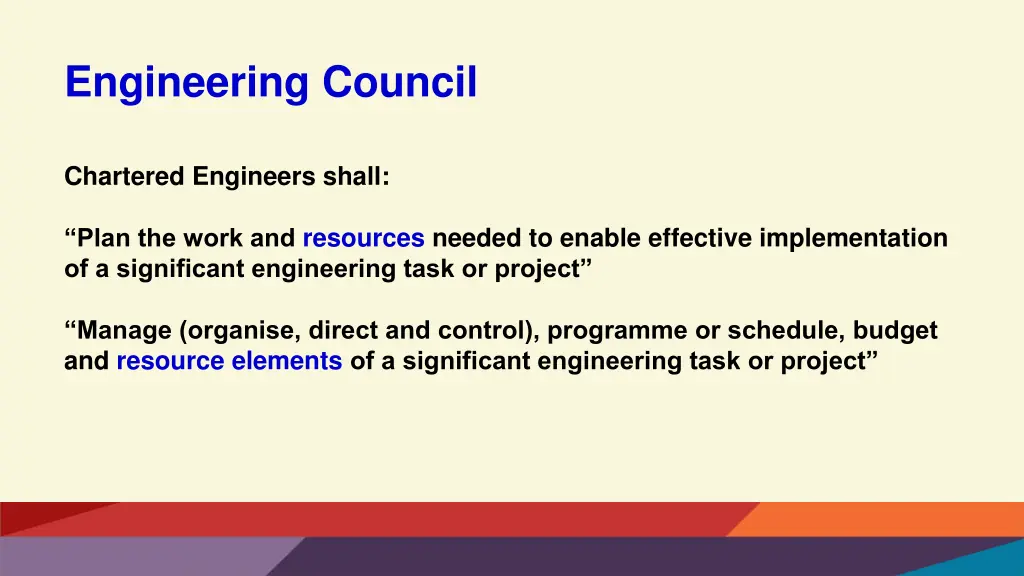 engineering council