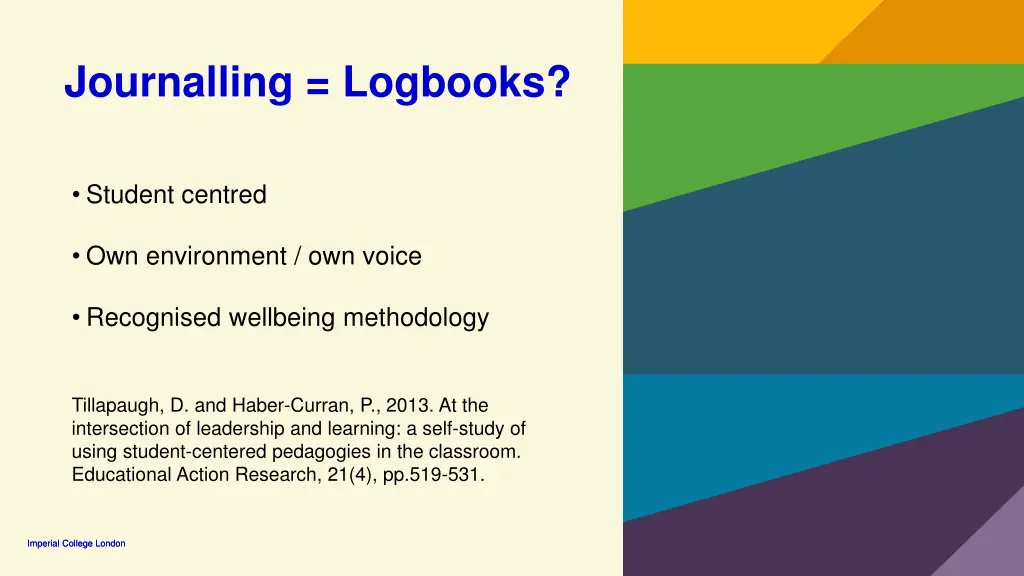 journalling logbooks