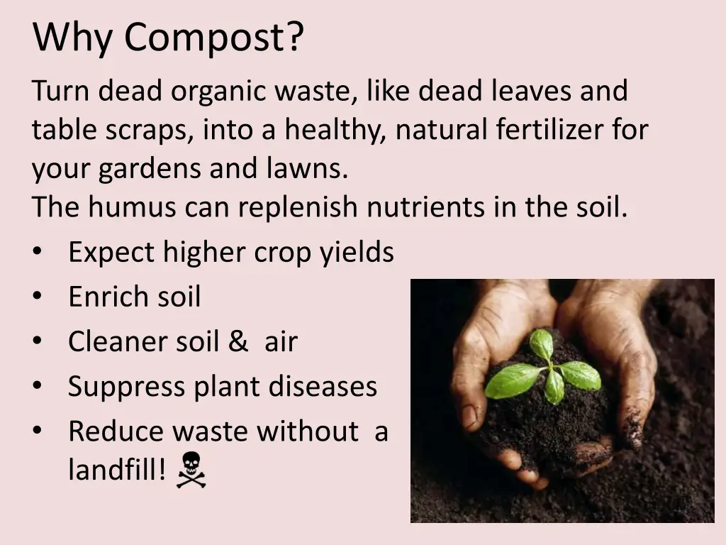why compost turn dead organic waste like dead