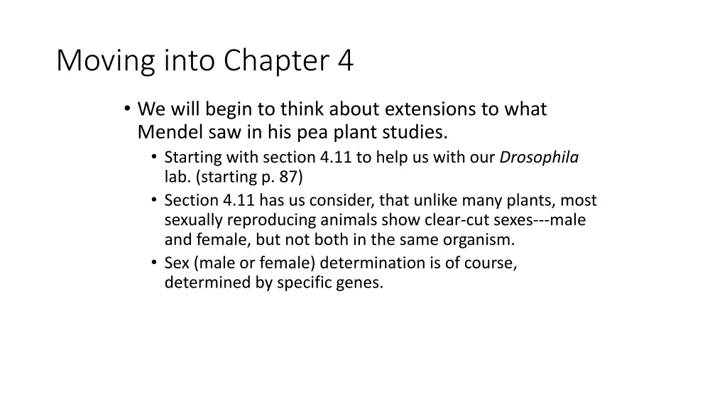 moving into chapter 4