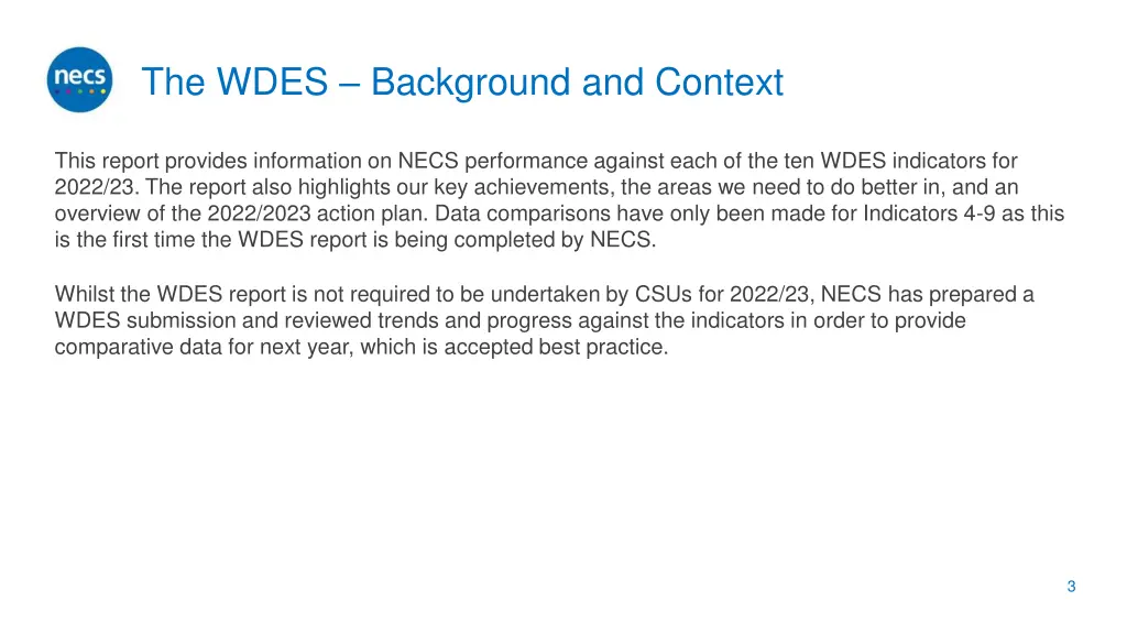 the wdes background and context 1