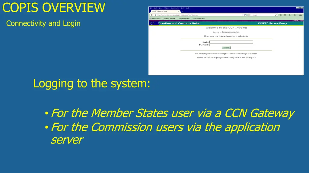 copis overview 2