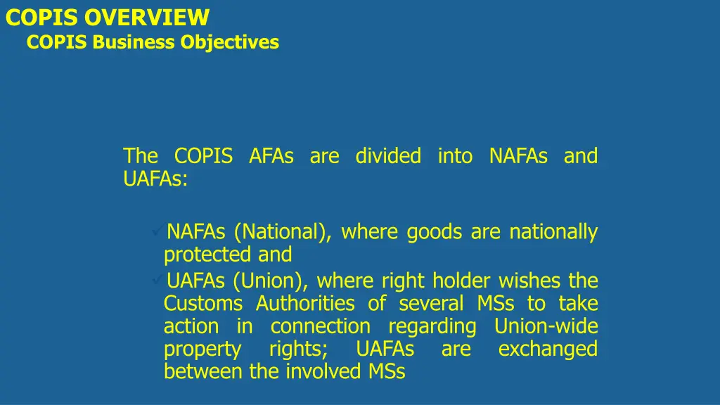 copis overview copis business objectives 3