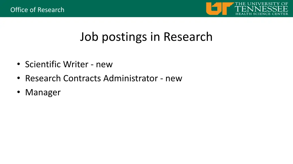 office of research 2