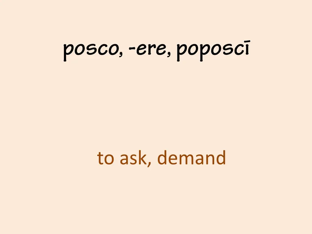 to ask demand