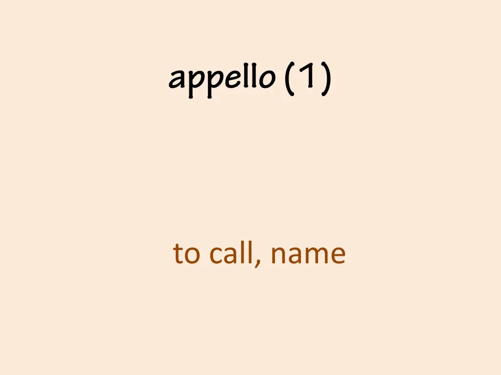 to call name