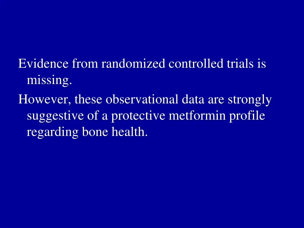 evidence from randomized controlled trials