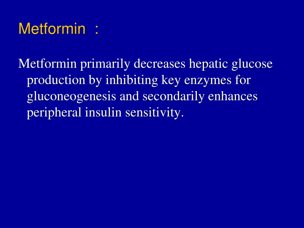 metformin