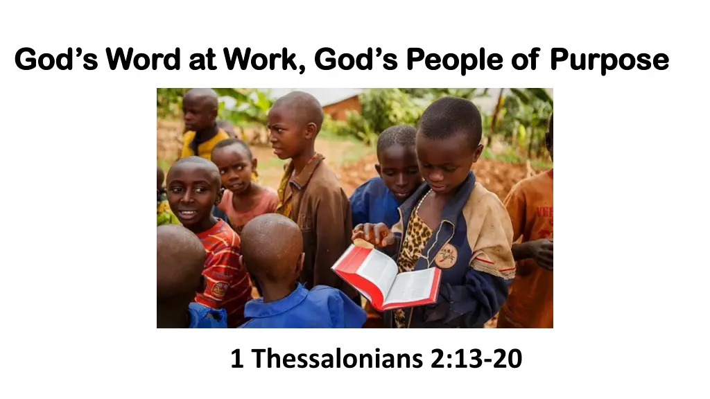 god s word at work god s people of purpose
