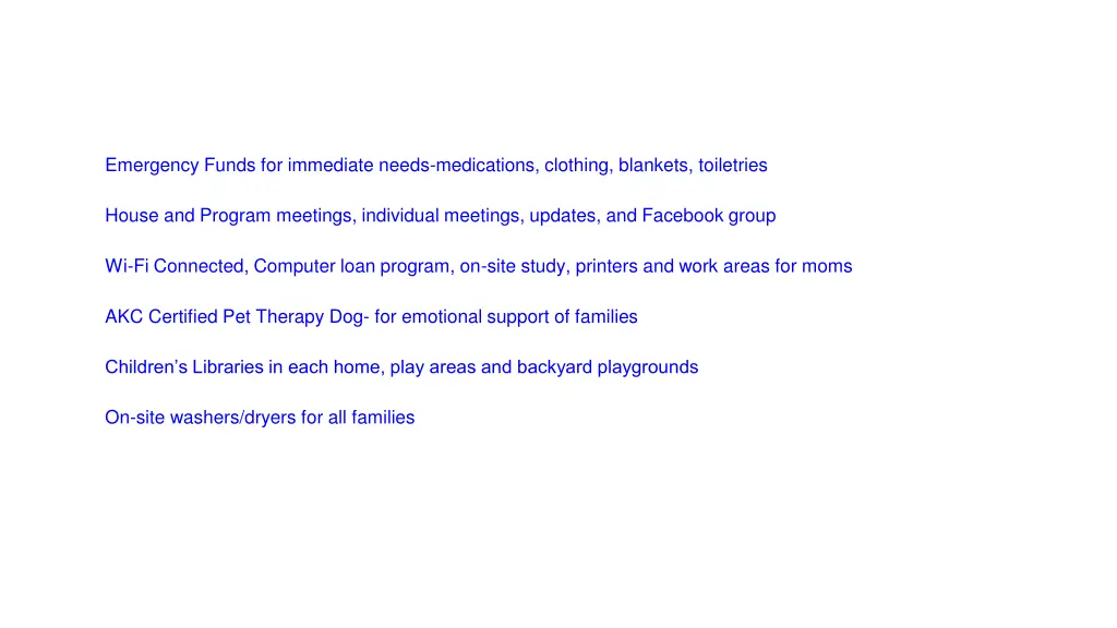 emergency funds for immediate needs medications