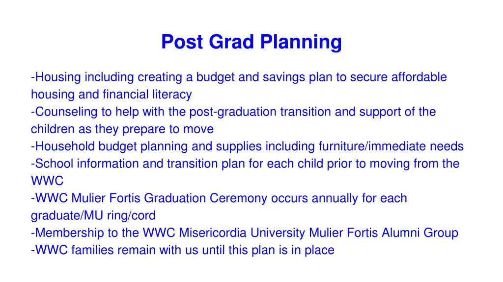 post grad planning 1