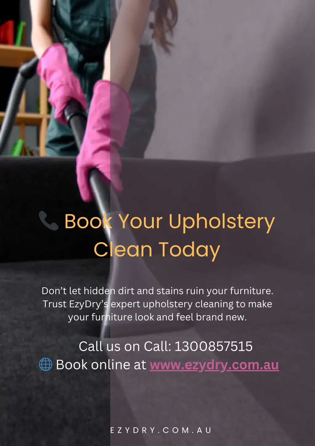 book your upholstery clean today
