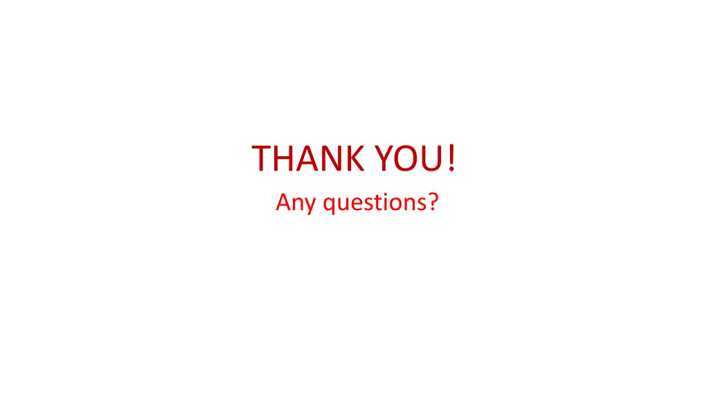 thank you any questions