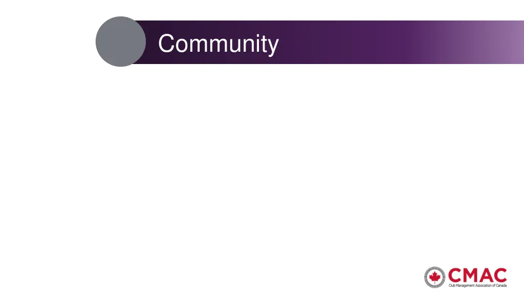 community