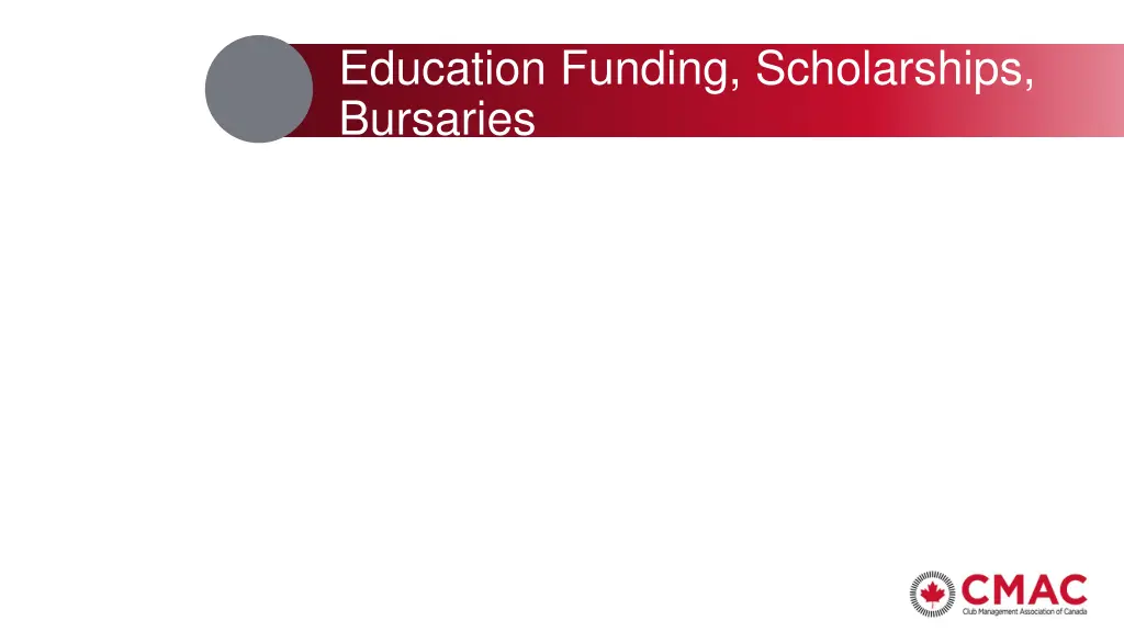 education funding scholarships bursaries