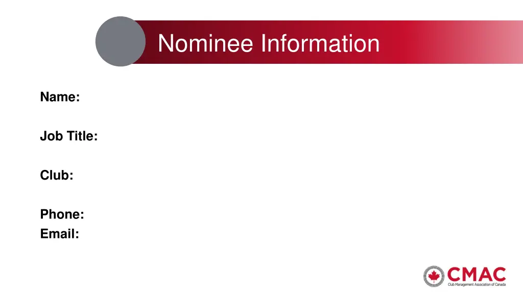 nominee information