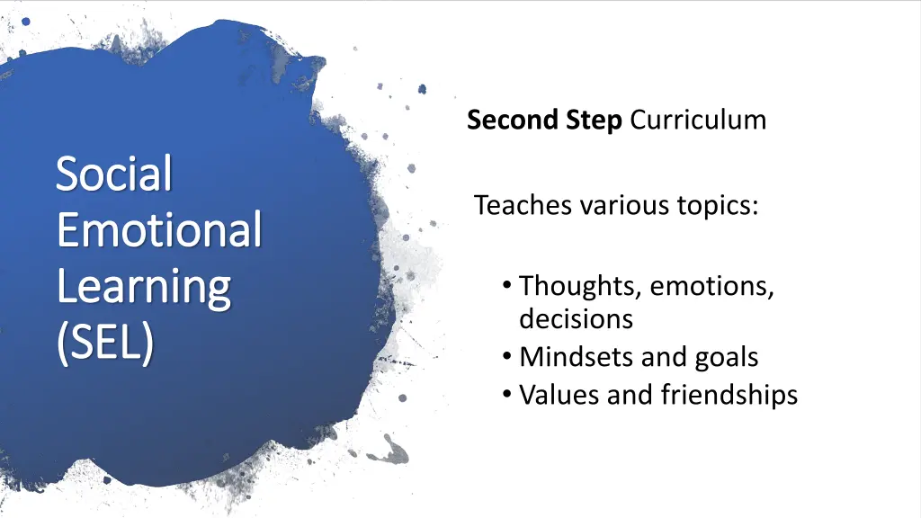 second step curriculum