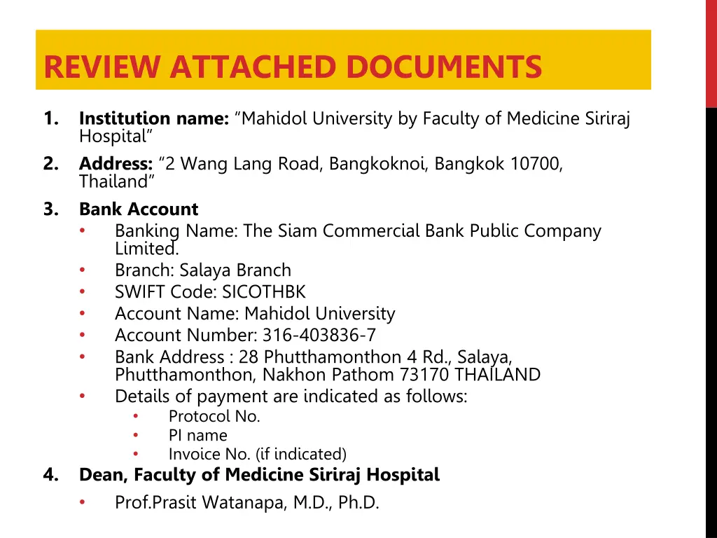 review attached documents 1