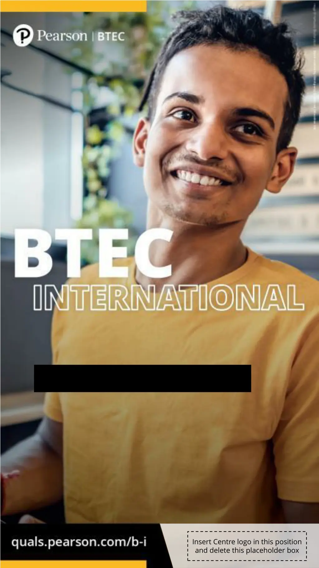 insert centre logo in this position and delete 10