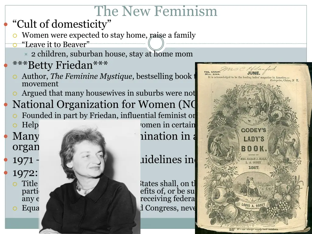 the new feminism