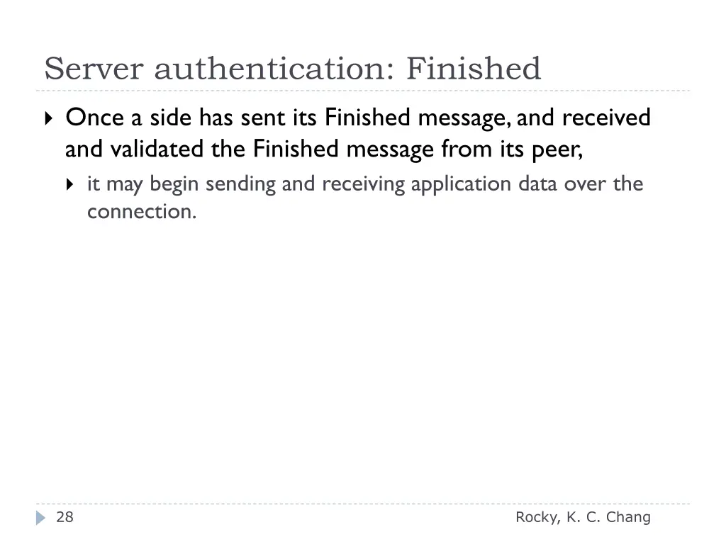 server authentication finished 1