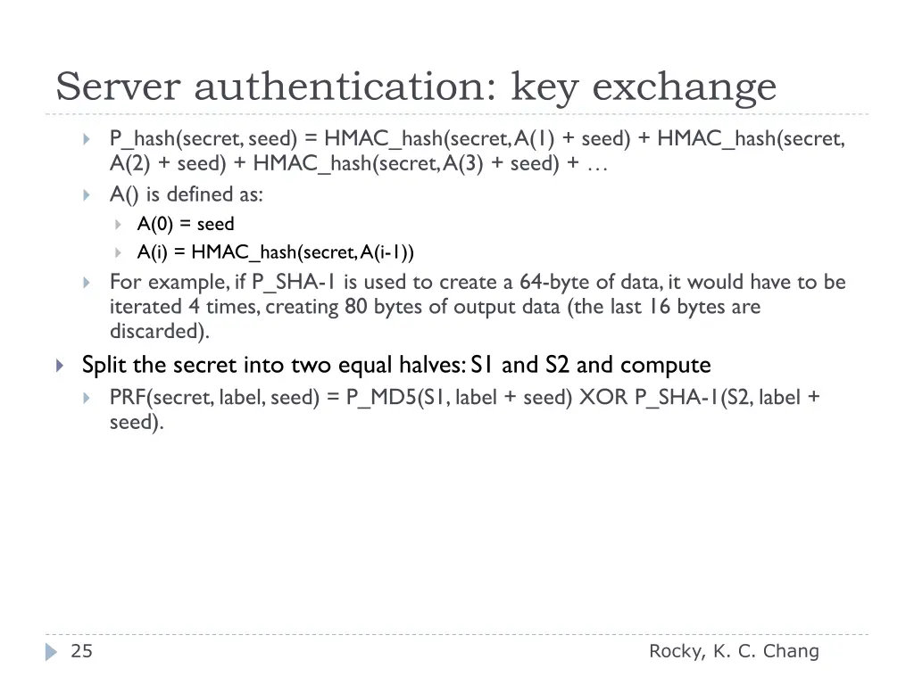 server authentication key exchange 1