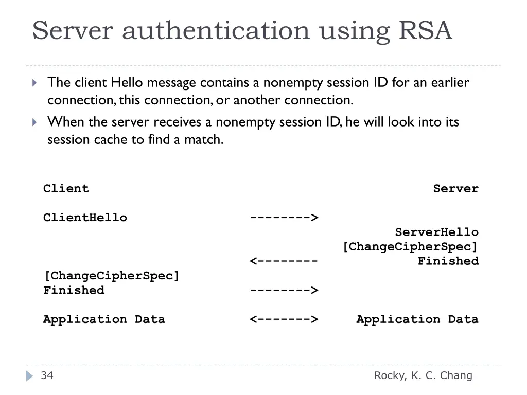 server authentication using rsa 1