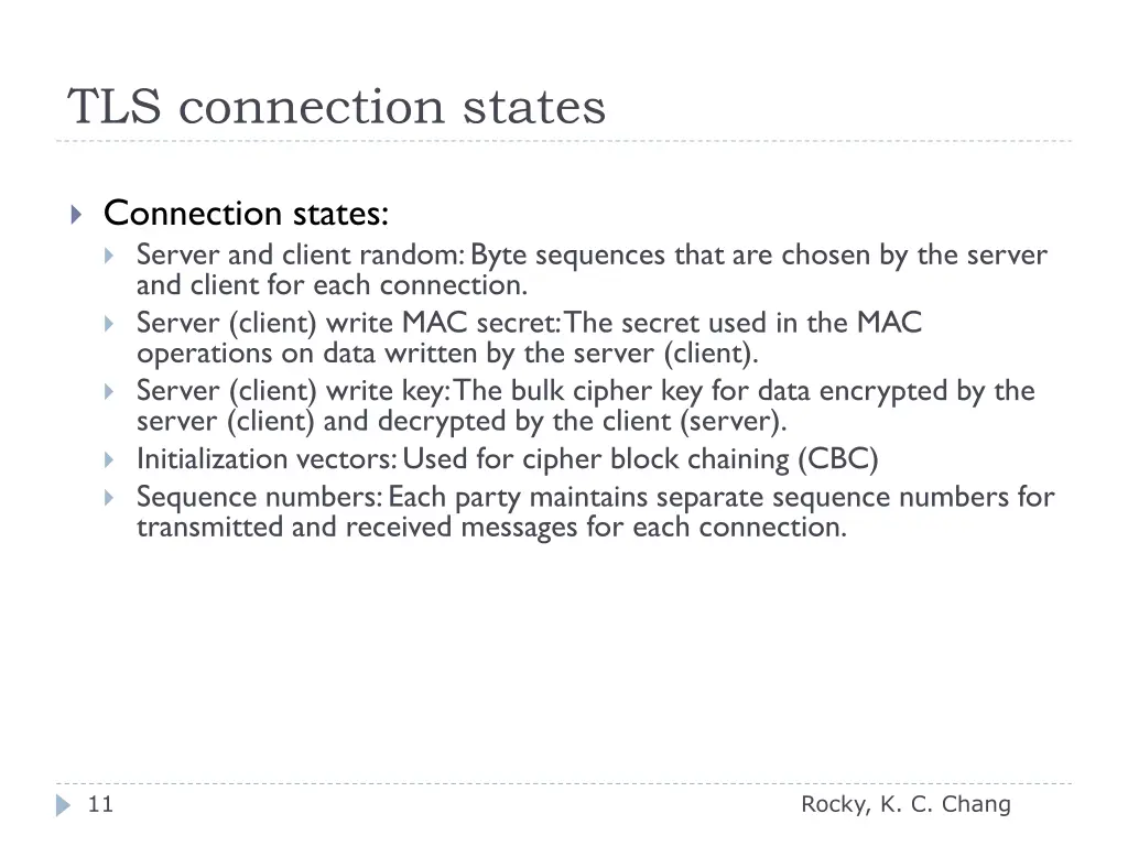 tls connection states