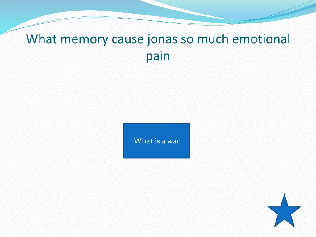 what memory cause jonas so much emotional pain
