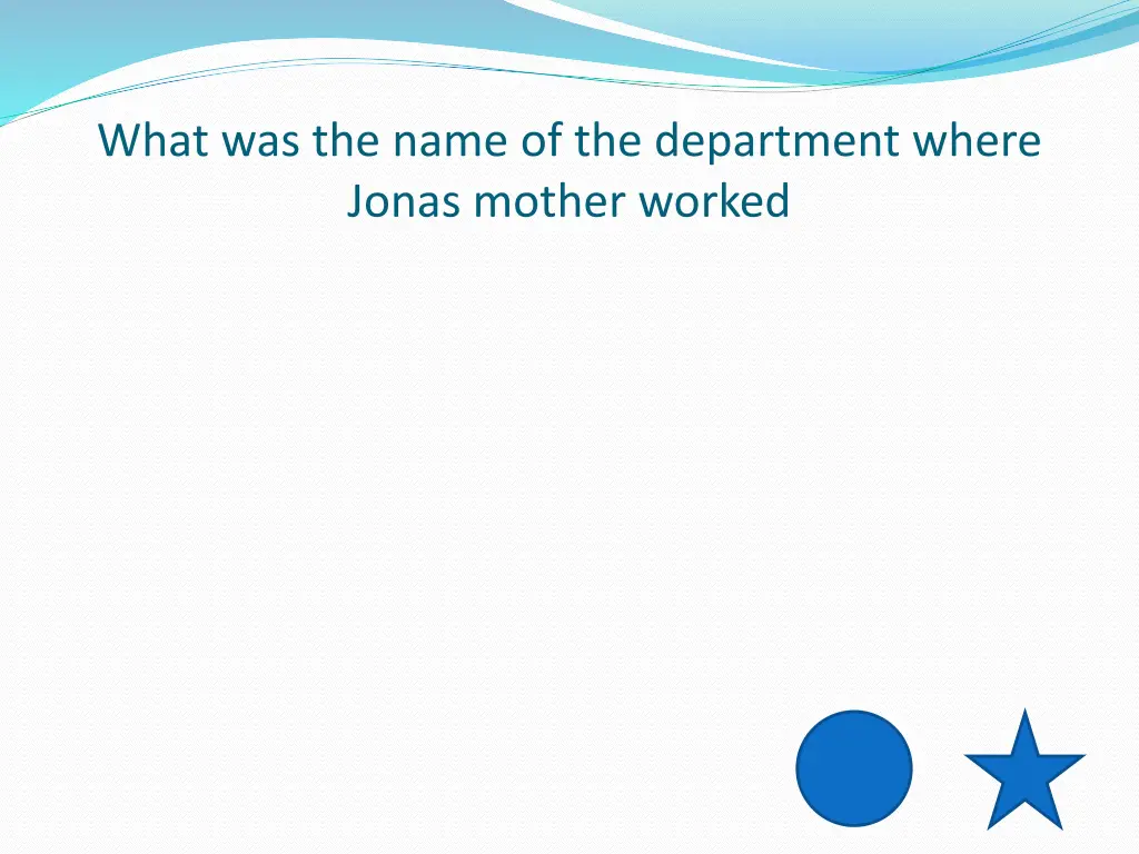 what was the name of the department where jonas 3