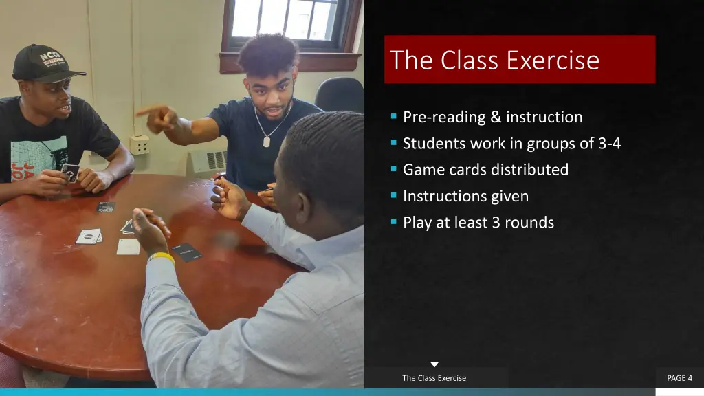 the class exercise