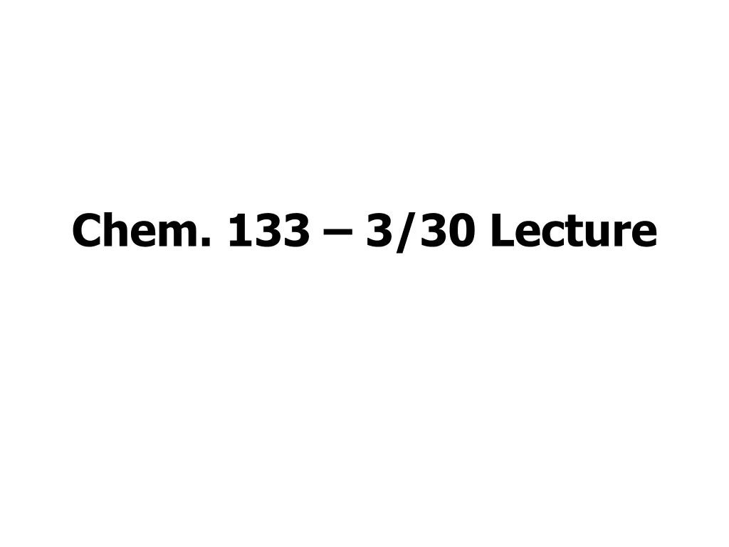 chem 133 3 30 lecture