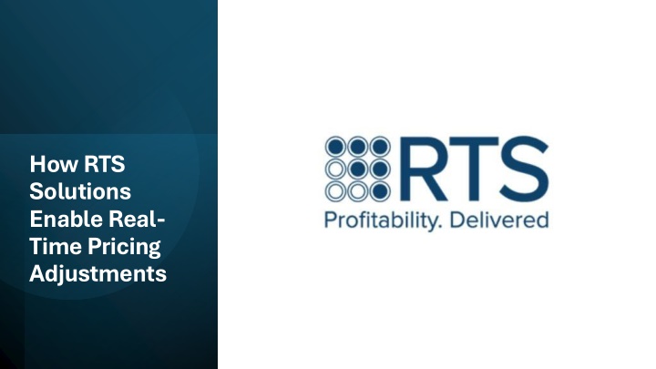 how rts solutions enable real time pricing
