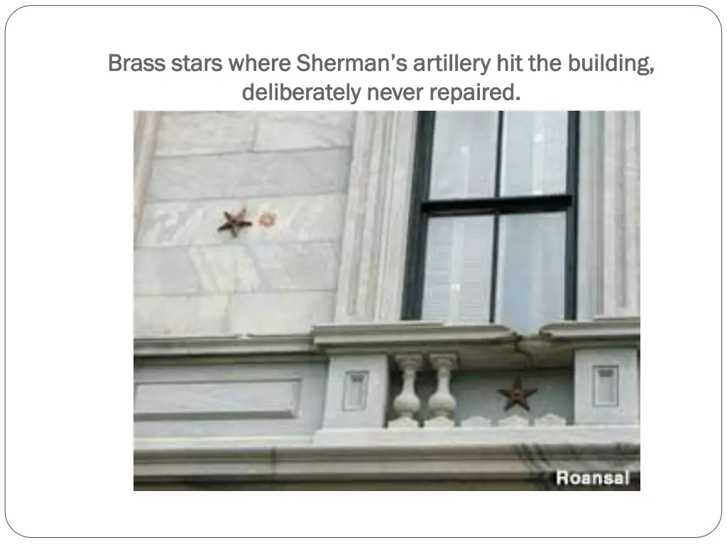 brass stars where sherman s artillery