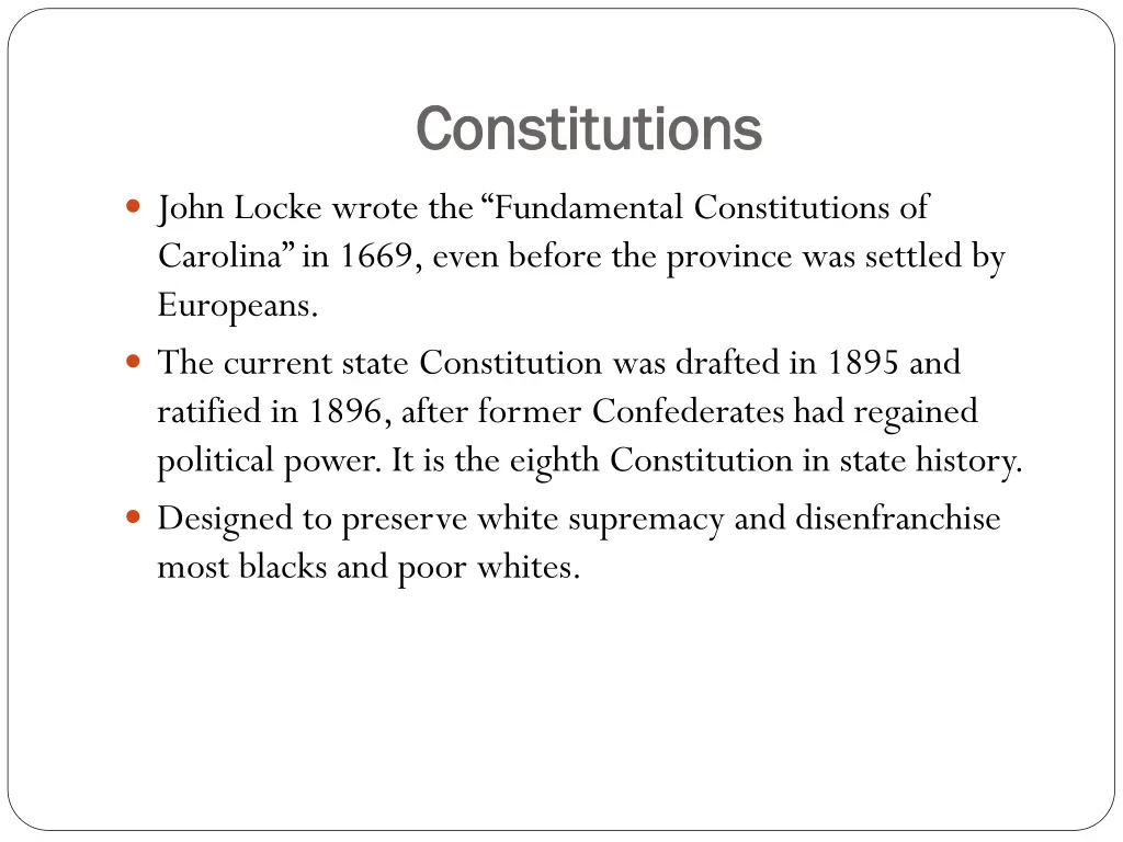 constitutions constitutions