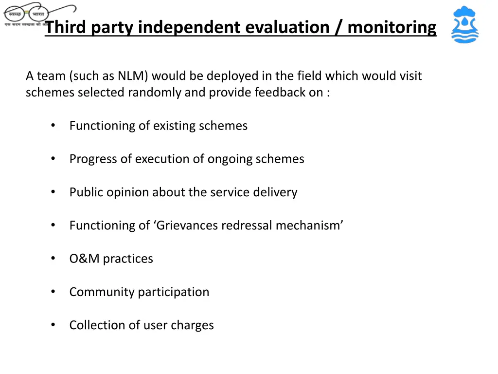 third party independent evaluation monitoring