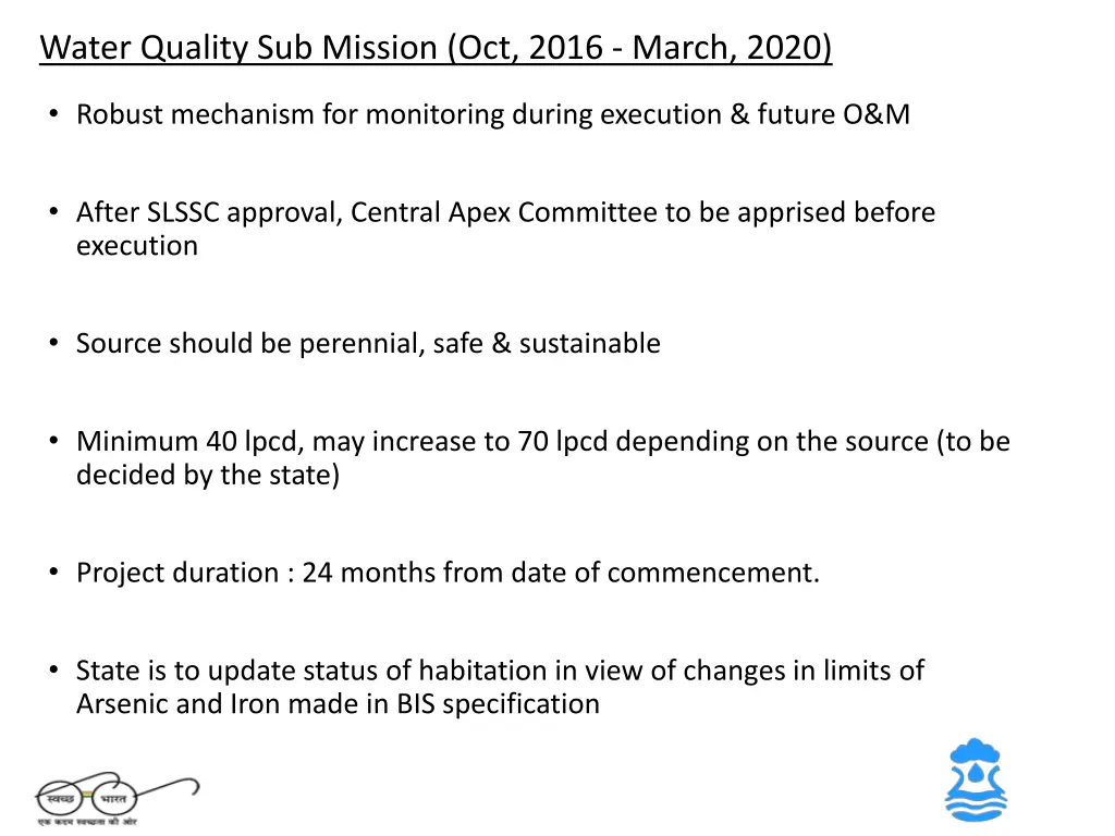 water quality sub mission oct 2016 march 2020 1