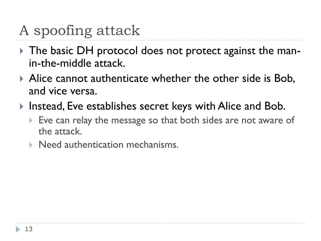 a spoofing attack