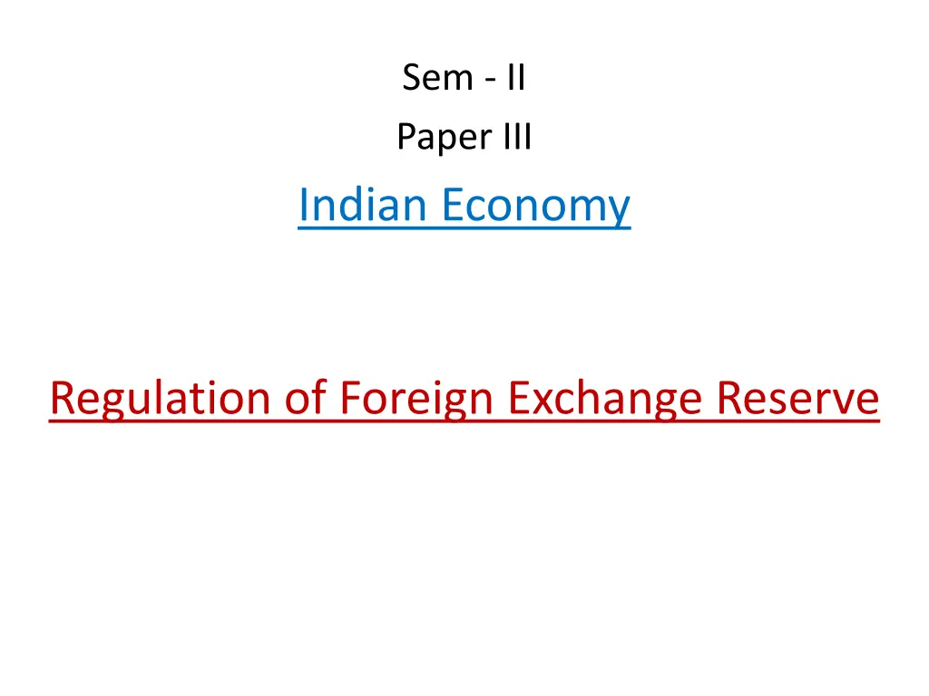 sem ii paper iii