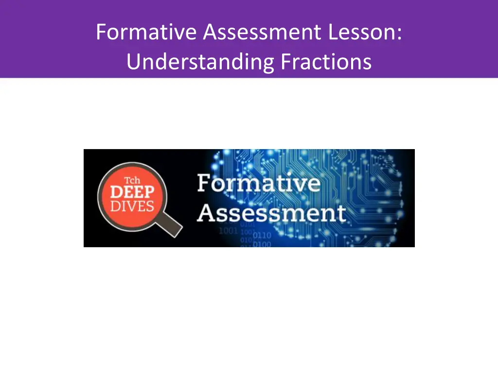 formative assessment lesson understanding